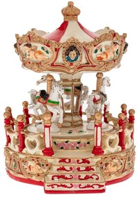 Διακοσμητικό Καρουζέλ Κουρδιστό Με Κίνηση & Μουσική 90490 14,5x13x18cm Multi