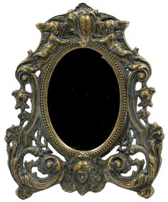 Καθρέπτης Αντικέ-Μπρούτζινος Royal Art 19x25εκ. STL1150BR