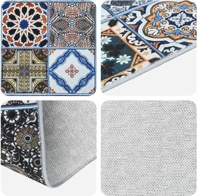 vidaXL Χαλί Runner ORIZ 1150 gsm Μπλε 100% πολυεστερική χημική ίνα