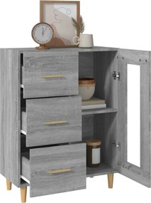 vidaXL Ντουλάπι Γκρι Sonoma 69,5 x 34 x 90 εκ. από Επεξεργασμένο Ξύλο