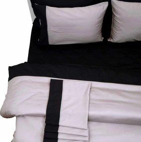 Σεντόνια Υπέρδιπλα (Σετ) Anna Riska Luxury Bicolour Grey/Black