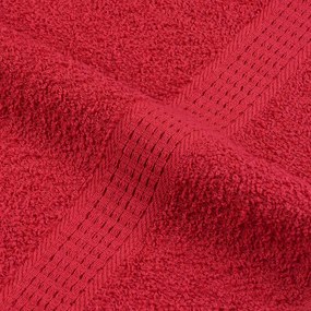 vidaXL Πετσέτες FROGN 2 τεμ. Κόκκινες 100x200 εκ. 360 γρ./μ²