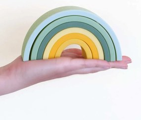 Πυραμίδα Στοίβαξης Α Little Lovely Company Rainbow Sage SISTSA02