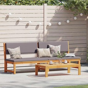 vidaXL Ξαπλώστρα 1-πρόσωπο Καφέ 200 x 57 x 75εκ Μασίφ ξύλο ακακίας