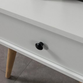 Κομοδίνο Λευκό ROCRO 55x55x30