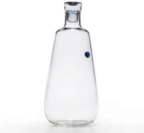 Καράφα Με Πώμα Uniche UN01207 9,5x24,5cm 850ml Blue-Clear Zafferano Glass