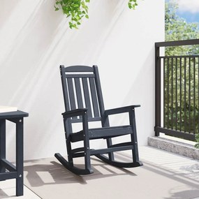vidaXL Κουνιστή Καρέκλα Κήπου Ναυτικό μπλε 70 x 92 x 108 εκ. Πλαστικό