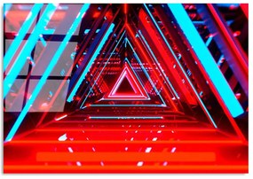 Πίνακας Γυάλινος 123BZM2247 100x70cm Multi Wallity Οριζόντιοι Glass