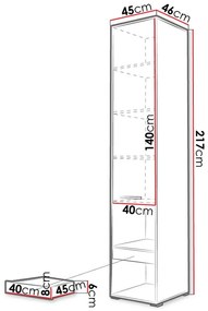 Ντουλάπα Concept Pro I-Gkri