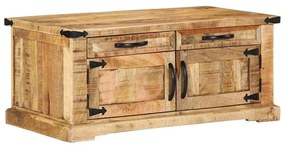 vidaXL Τραπεζάκι σαλονιού Καφέ 90 x 50 x 40 cm Μασίφ ξύλο μάνγκο