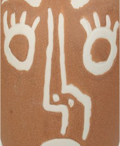 Κηροπήγιο ArteLibre Φυσικό Κεραμικό 11.6x11.6x18.7cm