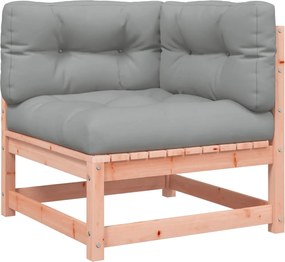 vidaXL Καναπές Κήπου Σετ 5 Τεμ. Μασίφ Ψευδοτσούγκα Ελάτης Μαξιλάρια