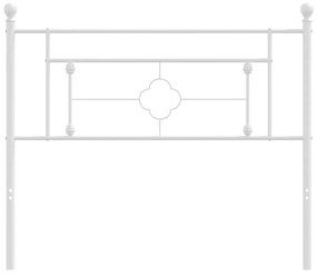 vidaXL Κεφαλάρι Λευκό 107 εκ. Μεταλλικό