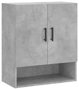 vidaXL Ντουλάπι Τοίχου Γκρι Σκυρ. 60x31x70 εκ. Επεξεργασμένο Ξύλο