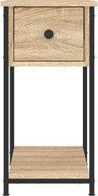 vidaXL Κομοδίνα 2 τεμ. Sonoma Δρυς 30 x 60 x 60 εκ. από Επεξεργ. Ξύλο