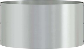 vidaXL Δακτύλιος γλάστρας Ασημί 40 x 40 x 20 cm Επικαλυμμένος Χάλυβας