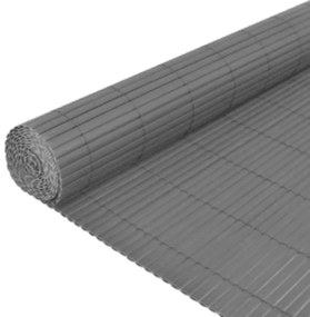 vidaXL Περίφραξη Κήπου Διπλής Όψης Γκρι 110 x 500 εκ.