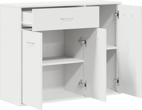 vidaXL Μπουφές Λευκός 88 x 30 x 70 εκ. από Επεξ. Ξύλο