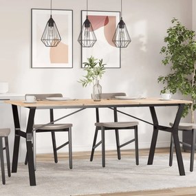 vidaXL Πόδια Τραπεζαρίας σε Σχήμα «Y» 160x80x73 εκ. Ατσάλι