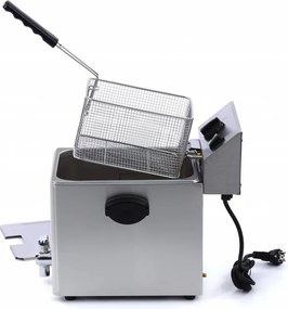 Deep Fryer - 8L - 1 Basket - with Drain Tap