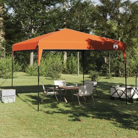 vidaXL Σκηνή Σκίασης Πορτοκαλί 300 x 300 x 227 / 236 / 245 εκ