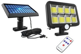 Προβολέας Ηλιακός (160 led cob) με αισθητήρα κίνησης
