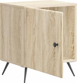 vidaXL Κομοδίνο 2 τμχ. Sonoma Δρυς 43 x 34,5 x 50 εκ