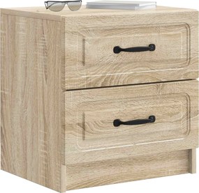vidaXL Κομοδίνο 2 τεμ. Sonoma Δρυς 43 x 34,5 x 44,5 εκ
