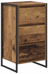 vidaXL Πλαϊνό γραφείο Παλιό Ξύλο 42 x 36 x 75.5 εκ. Επεξεργασμένο ξύλο