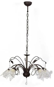 Φωτιστικό Οροφής 1017-5P 77-4475 Memo Bronze Patina Pendant Homelighting Metal
