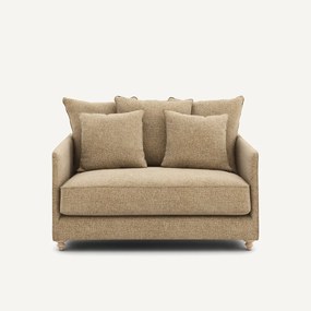 Καναπές-κρεβάτι 2 θέσεων, από βαμβακερό ύφασμα – Lazare