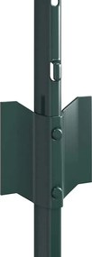 vidaXL Στύλος Περιφράξεων 5 pcs Πράσινο 100 cm Ατσάλι