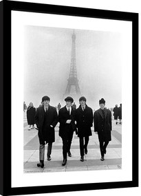 Κορνιζαρισμένη αφίσα The Beatles - Paris