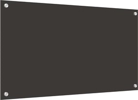 vidaXL Πίσω Πάνελ Κουζίνας 2 pcs Σκούρο Γκρι 90 x 50 cm