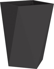 vidaXL Γλάστρα Μαύρο 50 x 50 x 75 cm Ατσάλι