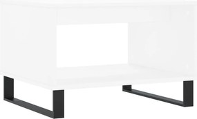 vidaXL Τραπεζάκι Σαλονιού Λευκό 60 x 50 x 40 εκ. από Επεξεργ. Ξύλο