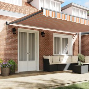 vidaXL Αντιανεμικό Πολύχρωμο 500 x 300 x 165 εκ. Πολυέστερ και Μέταλλο