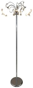 Φωτιστικό Δαπέδου 77-3362 1017-3F Memo Chrome Homelighting Metal, Glass