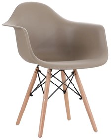 Καρέκλα CORYLUS Μπεζ PP 60x60x80cm