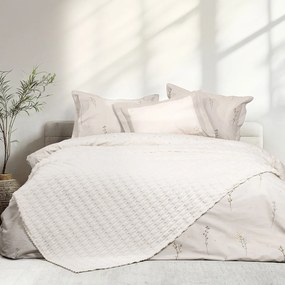 Κουβέρτα Fleece Υπέρδιπλη (220x240) Nima Savara Ivory
