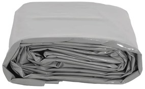 vidaXL Μουσαμάς Γκρι 650 γρ./μ.² 4x7 μ.