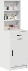vidaXL Highboard Λευκό 40 x 40,5 x 135 εκ. Επεξεργασμένο ξύλο