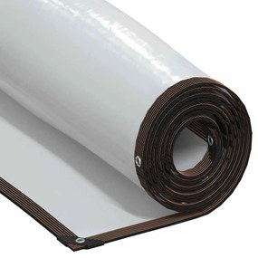 vidaXL Σαφής μουσαμάς με οπές 4x10 m πολυαιθυλένιο