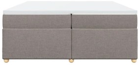 ΚΡΕΒΑΤΙ BOXSPRING ΜΕ ΣΤΡΩΜΑ TAUPE 200X200 ΕΚ. ΥΦΑΣΜΑΤΙΝΟ 3285405