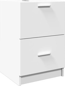 vidaXL Ντουλάπι Νιπτήρα Λευκό 40x37x59 εκ. Επεξεργασμένο Ξύλο
