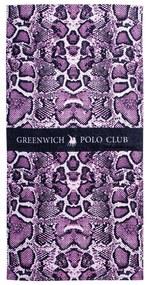 GREENWICH POLO CLUB ΠΕΤΣΕΤΑ ΘΑΛΑΣΣΗΣ 90Χ175 3714 ΜΑΥΡΟ, ΜΩΒ