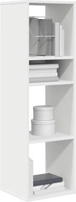 vidaXL Βιβλιοθήκη με 5 Ράφια Λευκή 34x31x112 εκ. Επεξεργασμένο Ξύλο