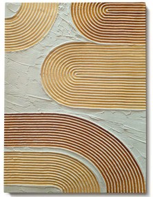 Πίνακας Καμβάς 3D 112RGN1160 70x100cm Multi Wallity Κάθετοι Ξύλο, Καμβάς