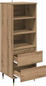 vidaXL Highboard Artisan Oak 40 x 36 x 110 εκ. Επεξεργασμένο Ξύλο