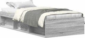 vidaXL Πλαίσιο Κρεβατιού Γκρι Sonoma 100x200 εκ.
